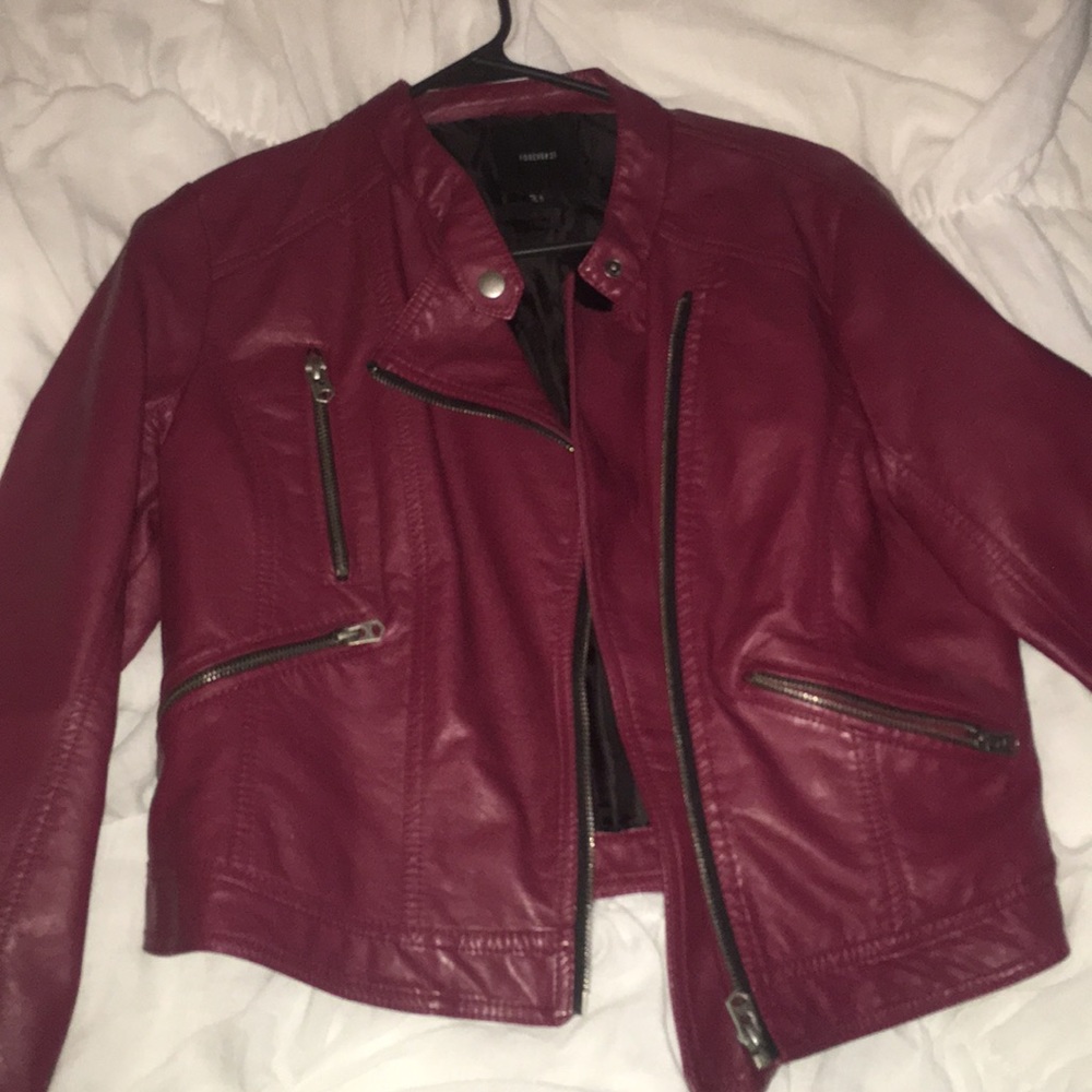 Faux Leather Jacket